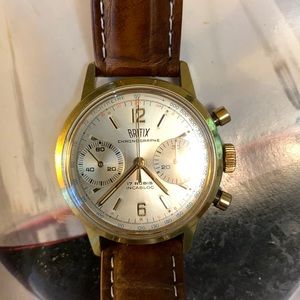 Britix vintage watch Valjoux 7733